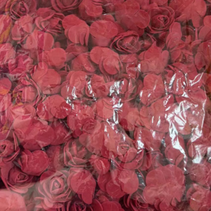 Red Fake Flowers | Foam Roses 3.5 CM Pack 100 Red Fake Flowers | Foam Roses 3.5 CM Pack 100